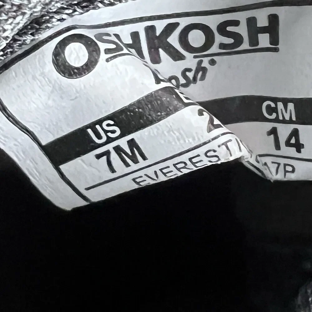 OshKosh B'Gosh Toddler Boys Ever Play Boots‎ Sz 7 M Brown Mid Top Ankle Fashion